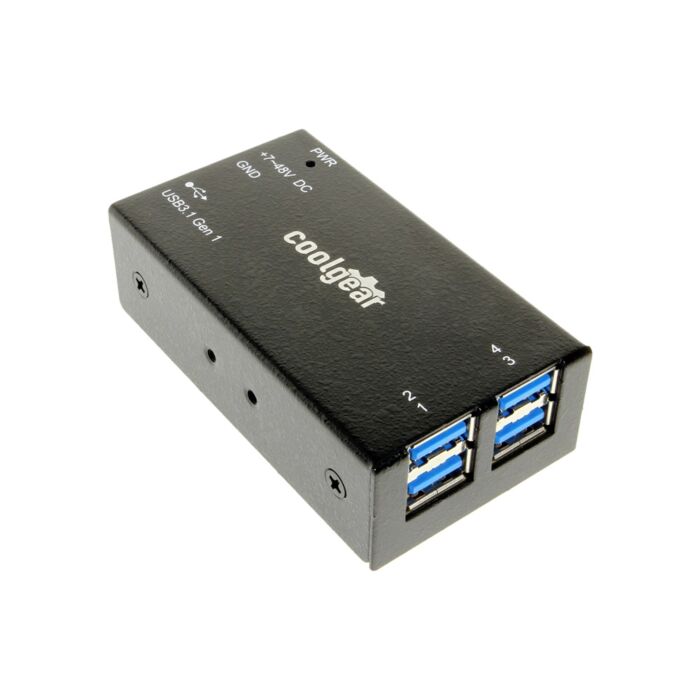 4 Port USB 3.1 7-48V DC Micro Hub