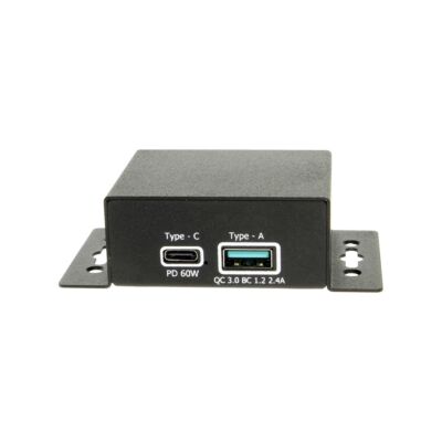 Chargeit! Mini 75W Dual Port USB-A & USB-C PD Charger w/ PPS & QC4.0 Support