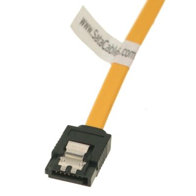 39" Yellow Latching SATA III Straight to Straight (30SS991YL)