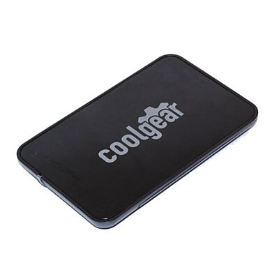 Sweet Case 2.5 SATA Ultra Compact Hi-Style No Screws Built In Cable USB 2.0 to SATA HDD Enclosure BLACK