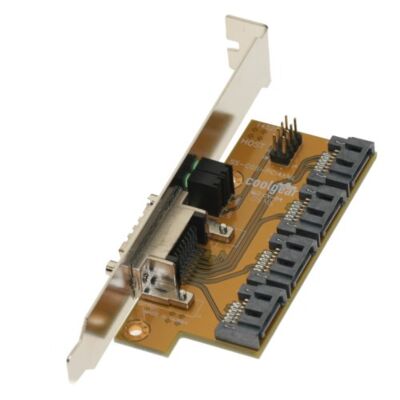 4-channel SATA PCI Bracket to MultiLane Adapter
