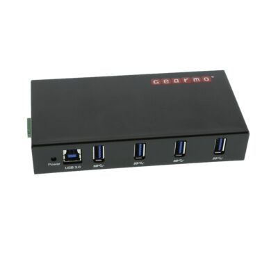 USB 3.0 Hub 4-Port Industrial with Terminal Block Adapter