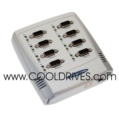FTDI Eight Port USB RS-232 Serial Adapter Industrial USB to Serial