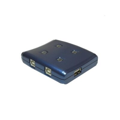USB 2.0 4-Port Auto Sharing Switch , Hot Key or Button Sharing