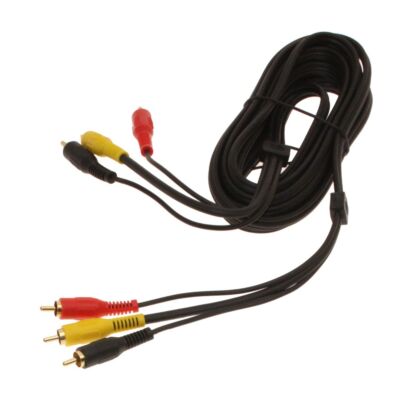 12 Ft Gold Plated Stereo Audio/Video Patch Cables
