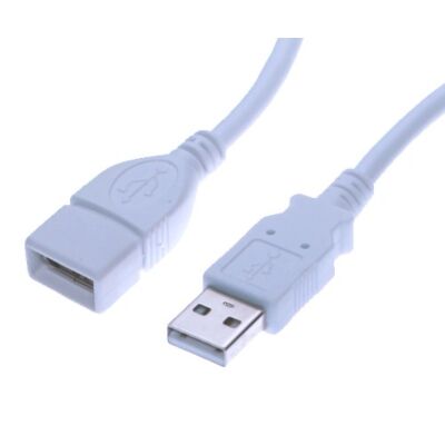 3ft. White USB Extension Cable USB 2.0 Hi-Speed Rated UL Listed UltraFlex Cable