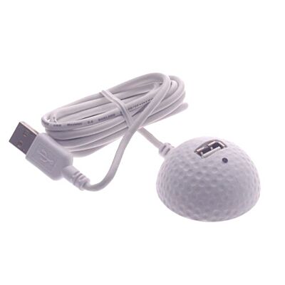 Golf Ball Styled 5 Feet USB 2.0 Extension Cable/ Docking Station (A Type F-M)