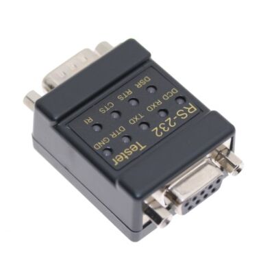 RS-232 LED link Tester  DB-9 Male to DB-9 Female