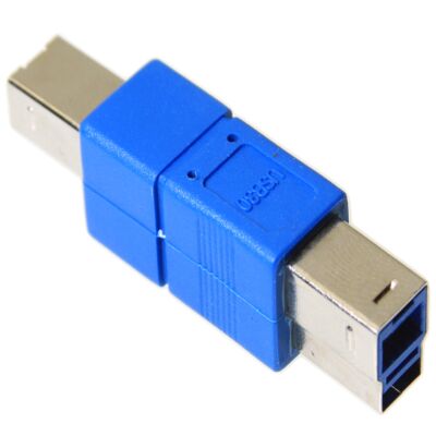 USB 3.0 Gender Changer USB 2.0 Type-B Male to USB 3.0 Type-B Male