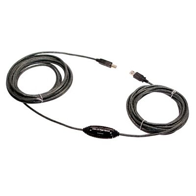 30ft. Long Range A to B USB 2.0 Certified Device Ext Cable Amplified