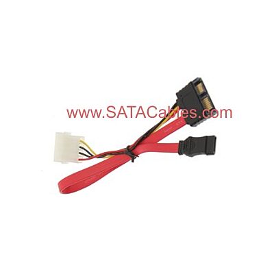 9" SLIMLINE "MINI" SATA CABLE (CABLE SIDE Male Connector)