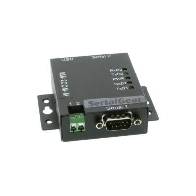 2 PORT USB to Serial RS-232 DB-9 Adapter 