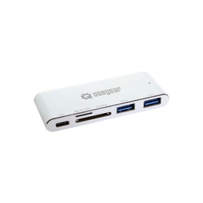 USb C 3.1 two port hub with power delivery and SD