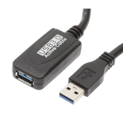 USB 3.0 Active Extension Cable Type-A Male and Type-A Female connectors