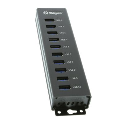 USBGear 10-Port USB 3.0 Hub