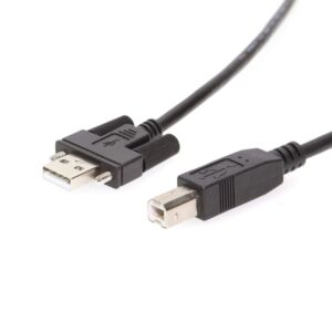 6ft USB 2.0 Screw-Locking Type-A to B Cable