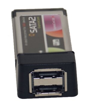 ExpressCard Slot eSATA II ports